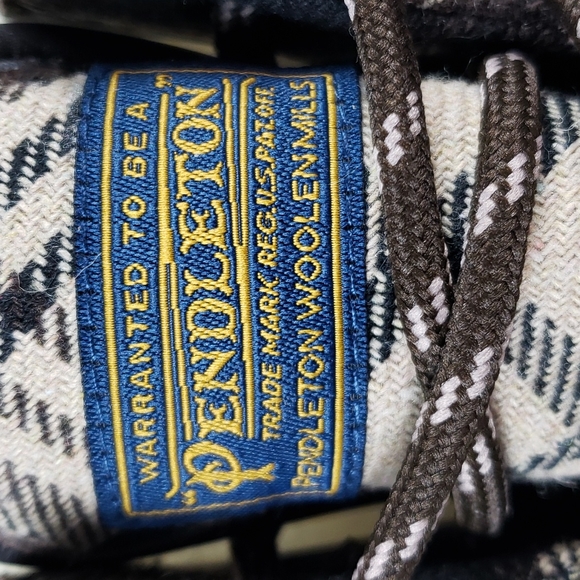 Pendleton Heritage Print Waterproof Duck Boots Brown/ Brown Plaid - Picture 7 of 11